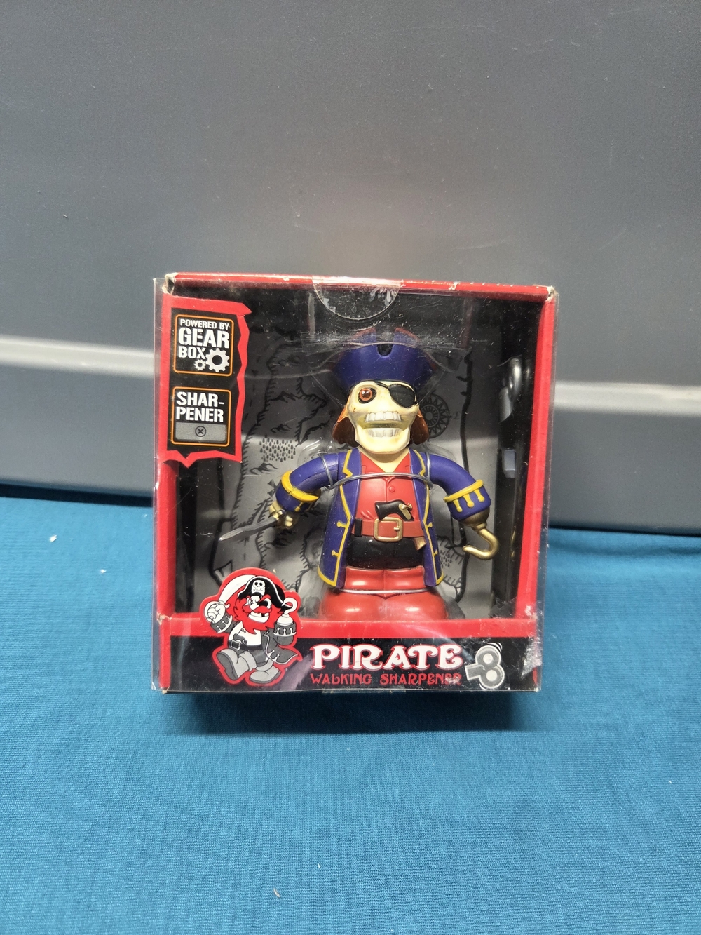 Rare 2008 Toysmith Pirate Pencil Sharpener Interactive Toy